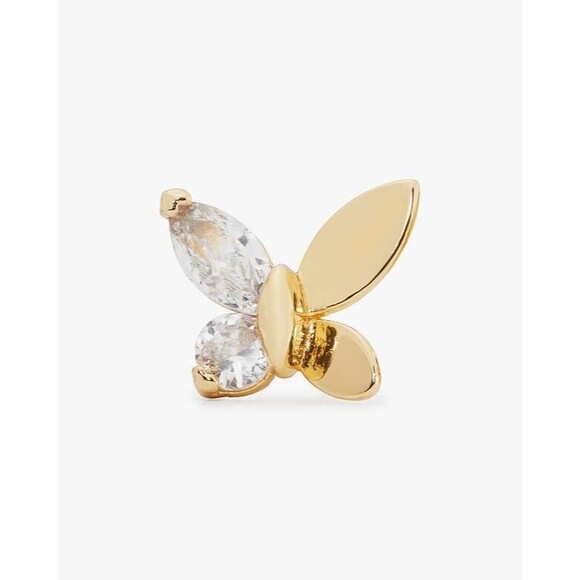 NWT Kate Spade New York Social Butterfly Studs in Gold - Picture 3 of 6